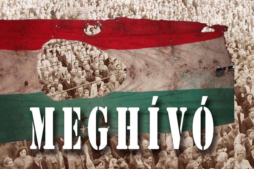 Meghívó október 23-i ünnepségre